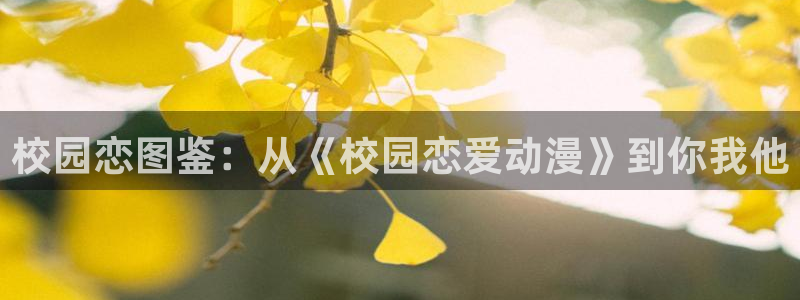 78动漫免费：校园恋图鉴：从《校园恋爱动漫》到你我他